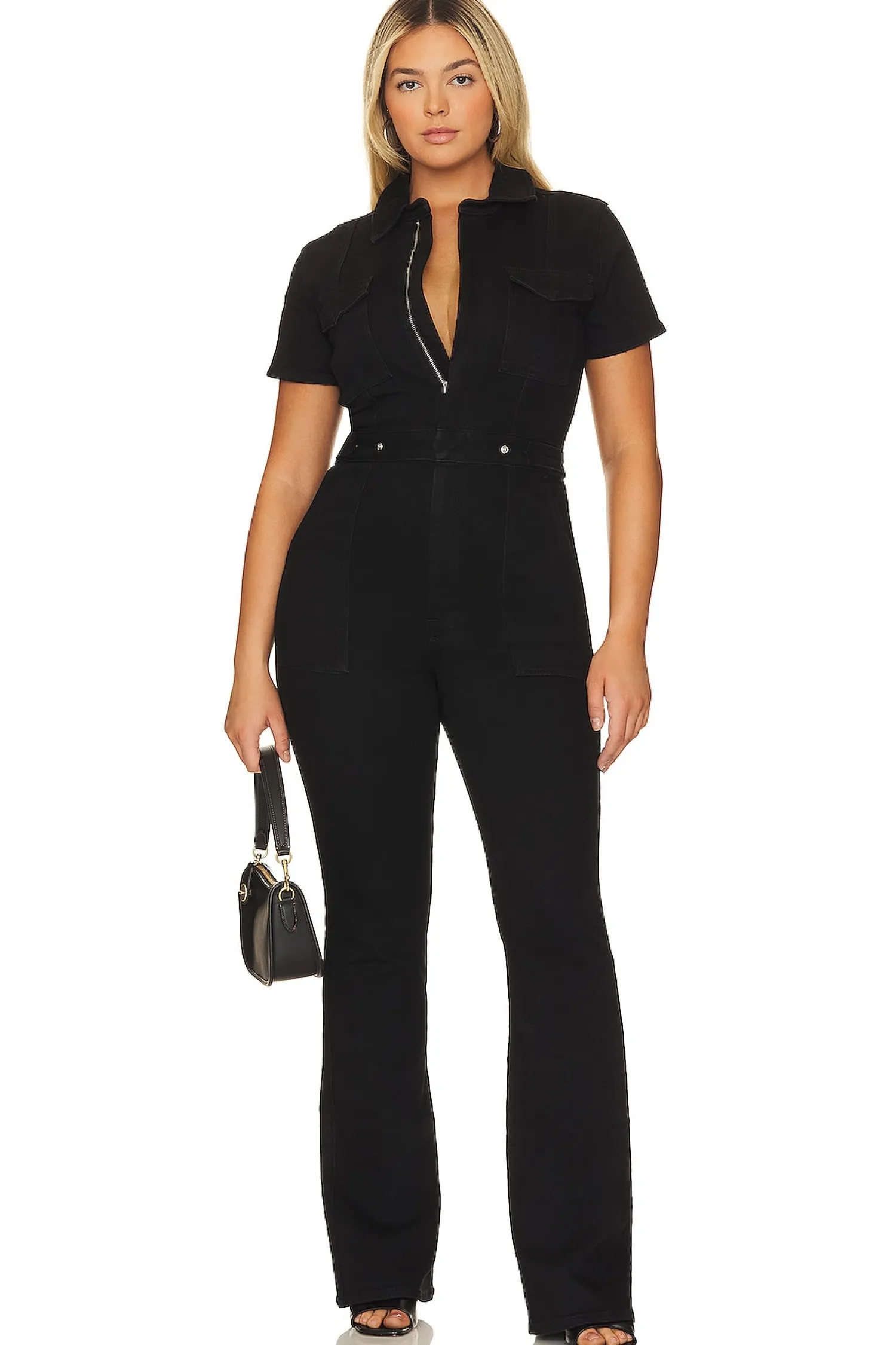 Women Good American Jumpsuits>Fit For Success Bootcut Jumpsuit