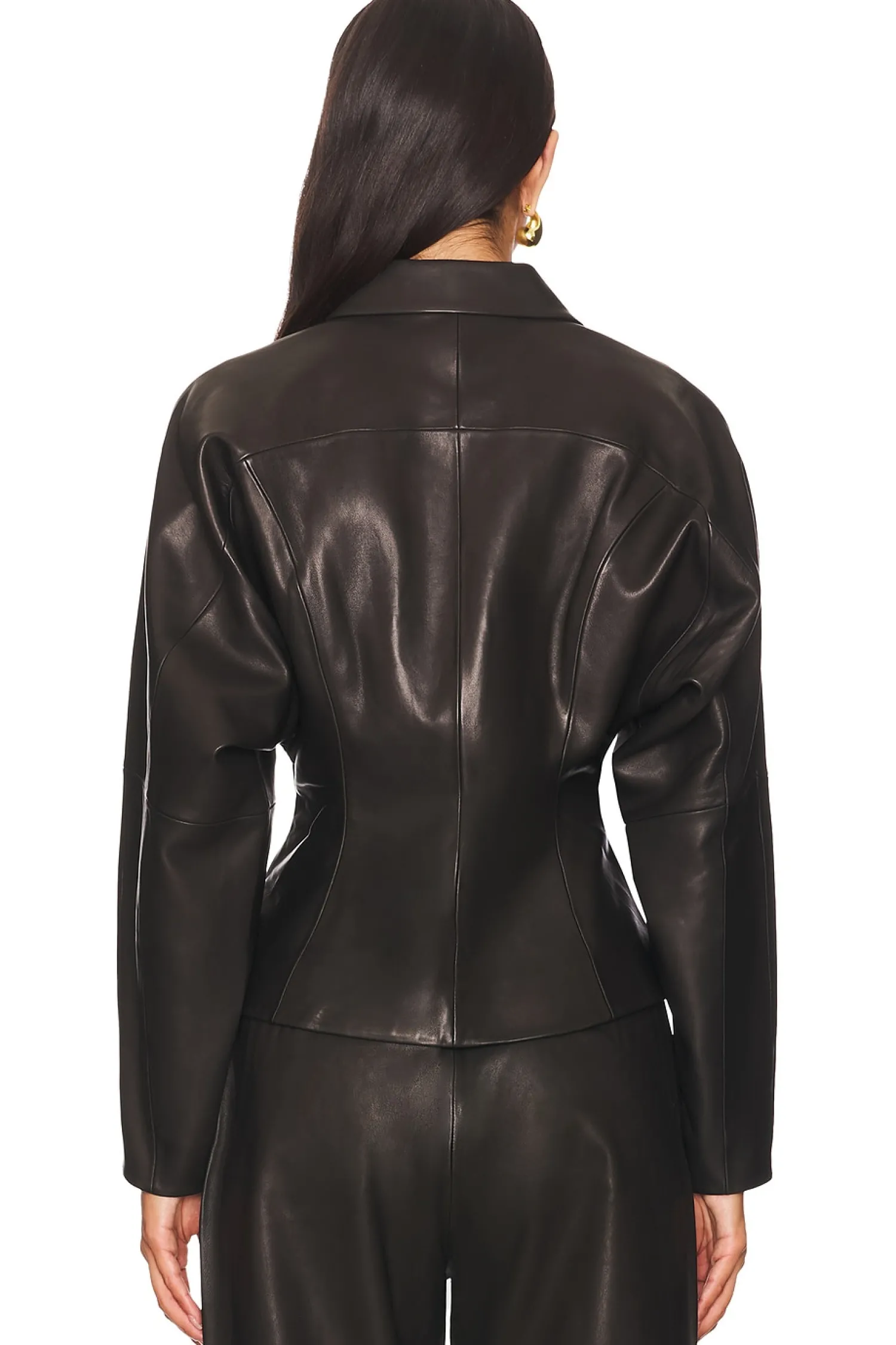 Women The Sei Jackets & Coats>Fitted Leather Jacket