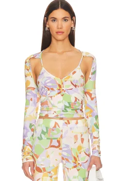 Women SELMACILEK Matching Sets>Fitted Sleeve Top