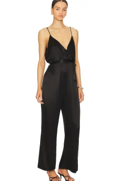 Women LA Made Jumpsuits>Fleur Belted Silky Jumpsuit