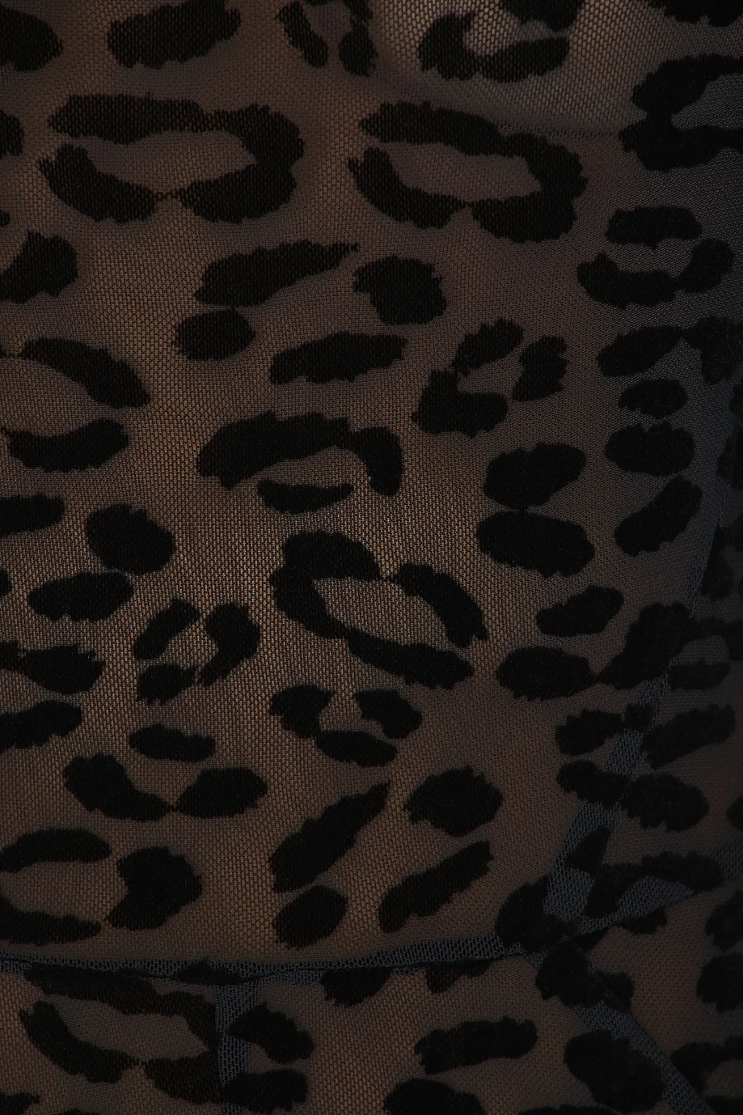 Women fleur du mal Jumpsuits>Flocked Leopard Catsuit