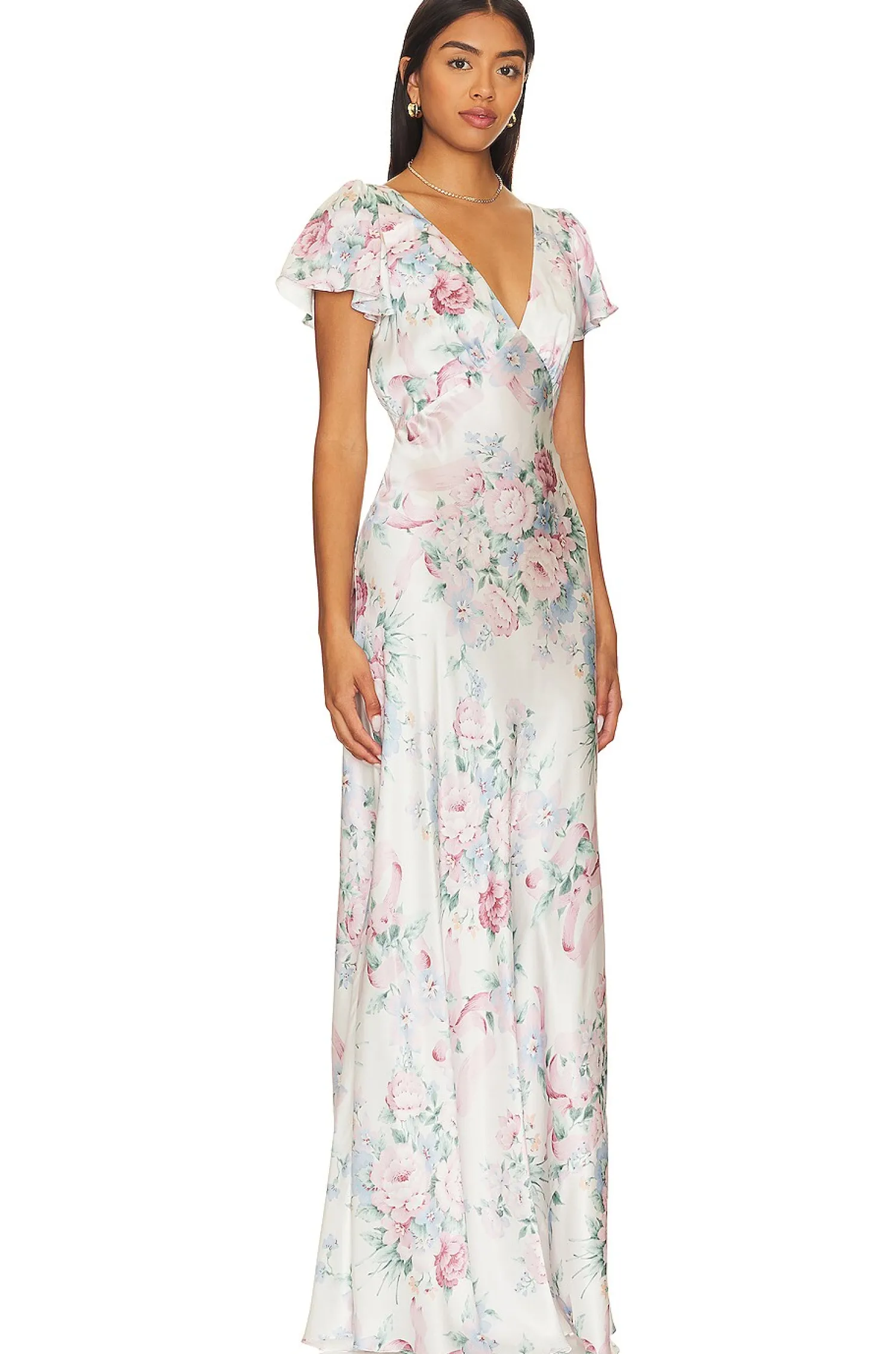 Women Selkie Dresses>Flutter Slip Dress