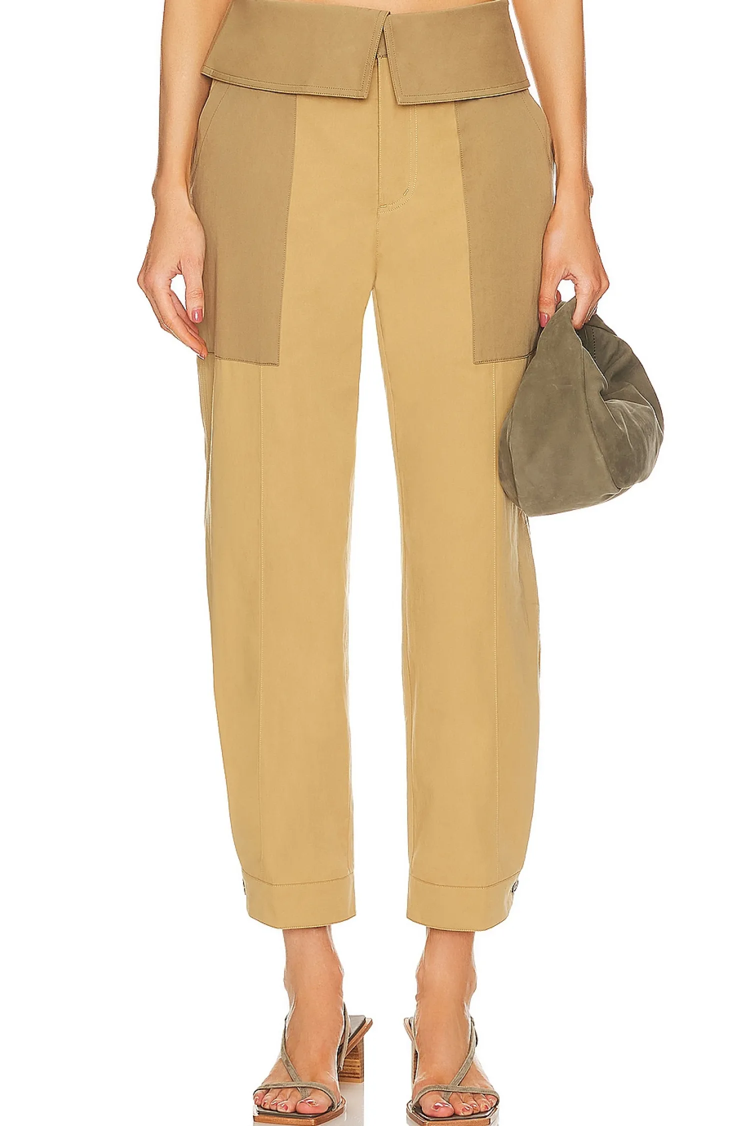 Women FRAME Pants>Foldover Trouser