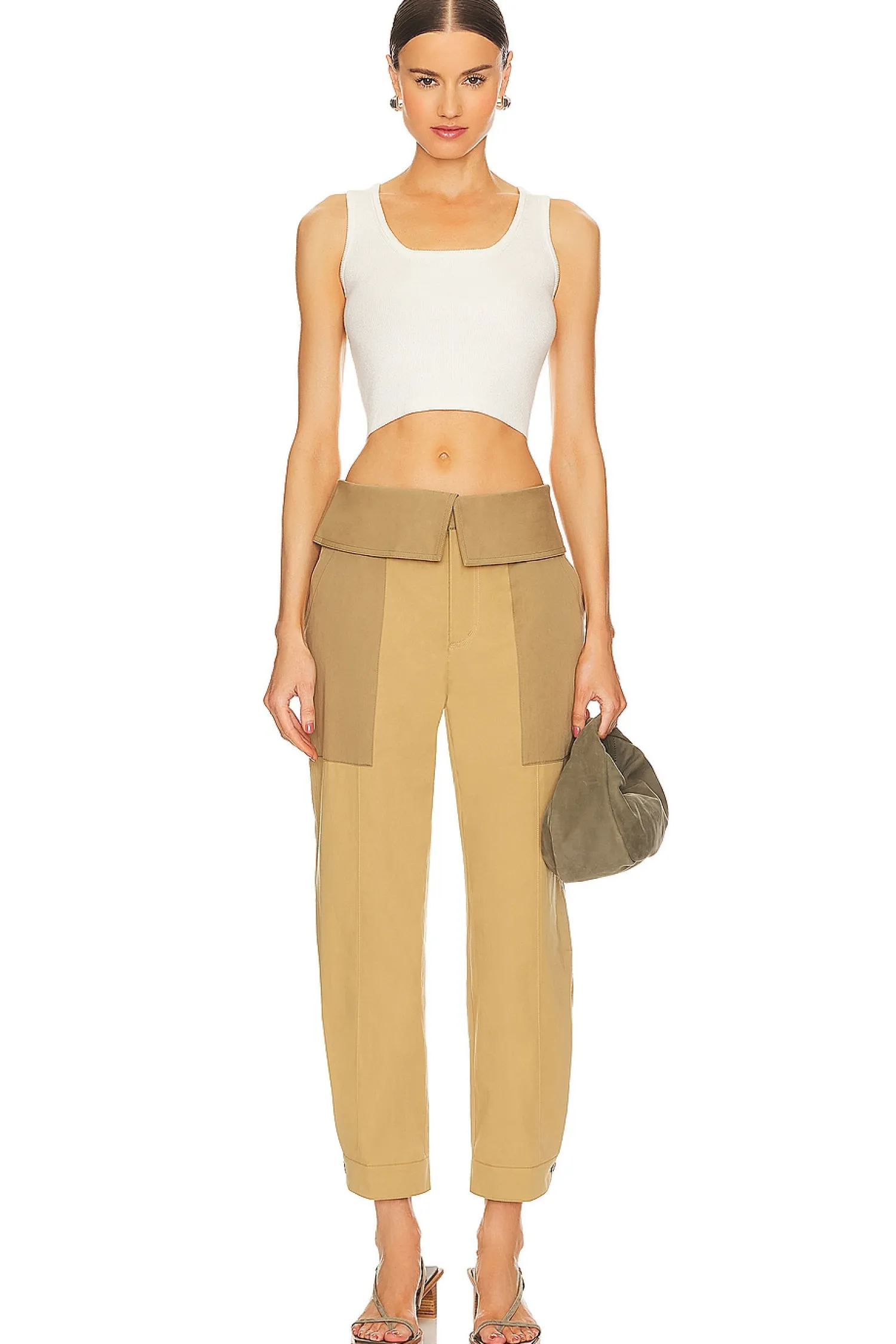 Women FRAME Pants>Foldover Trouser