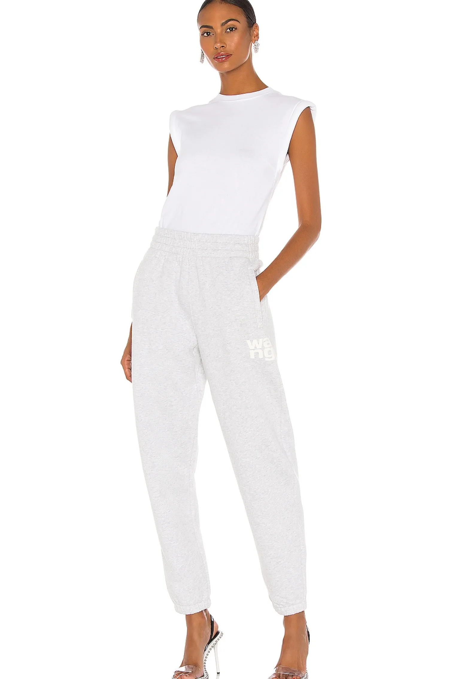 Women Alexander Wang Pants>Foundation Terry Classic Sweatpant