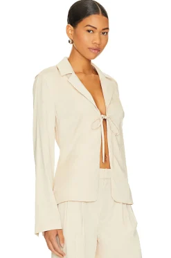 Women LPA Jackets & Coats>Franca Tie Front Blazer Top