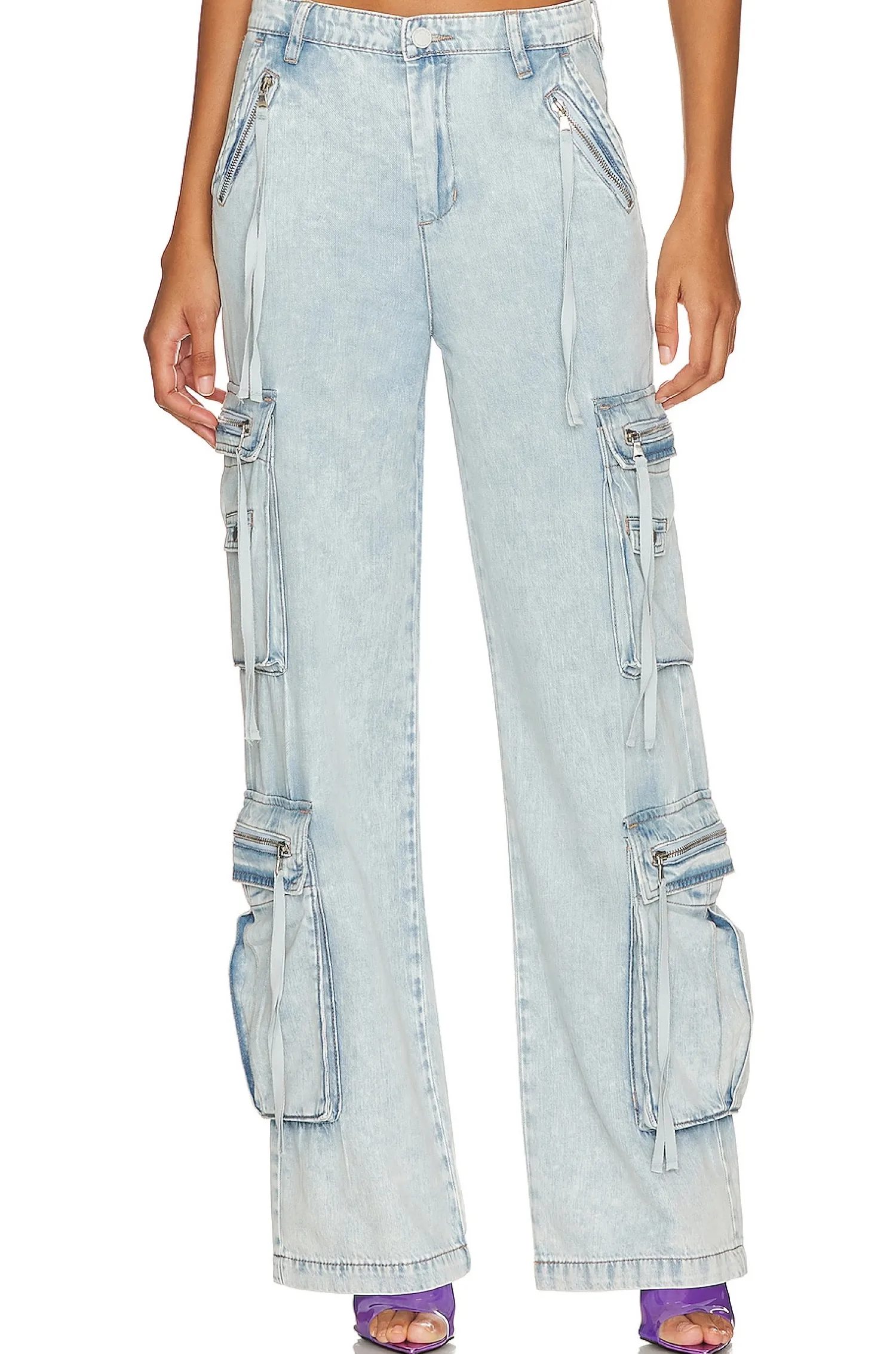 Women BLANKNYC Pants>Franklin Rib Cage Tencile Pant