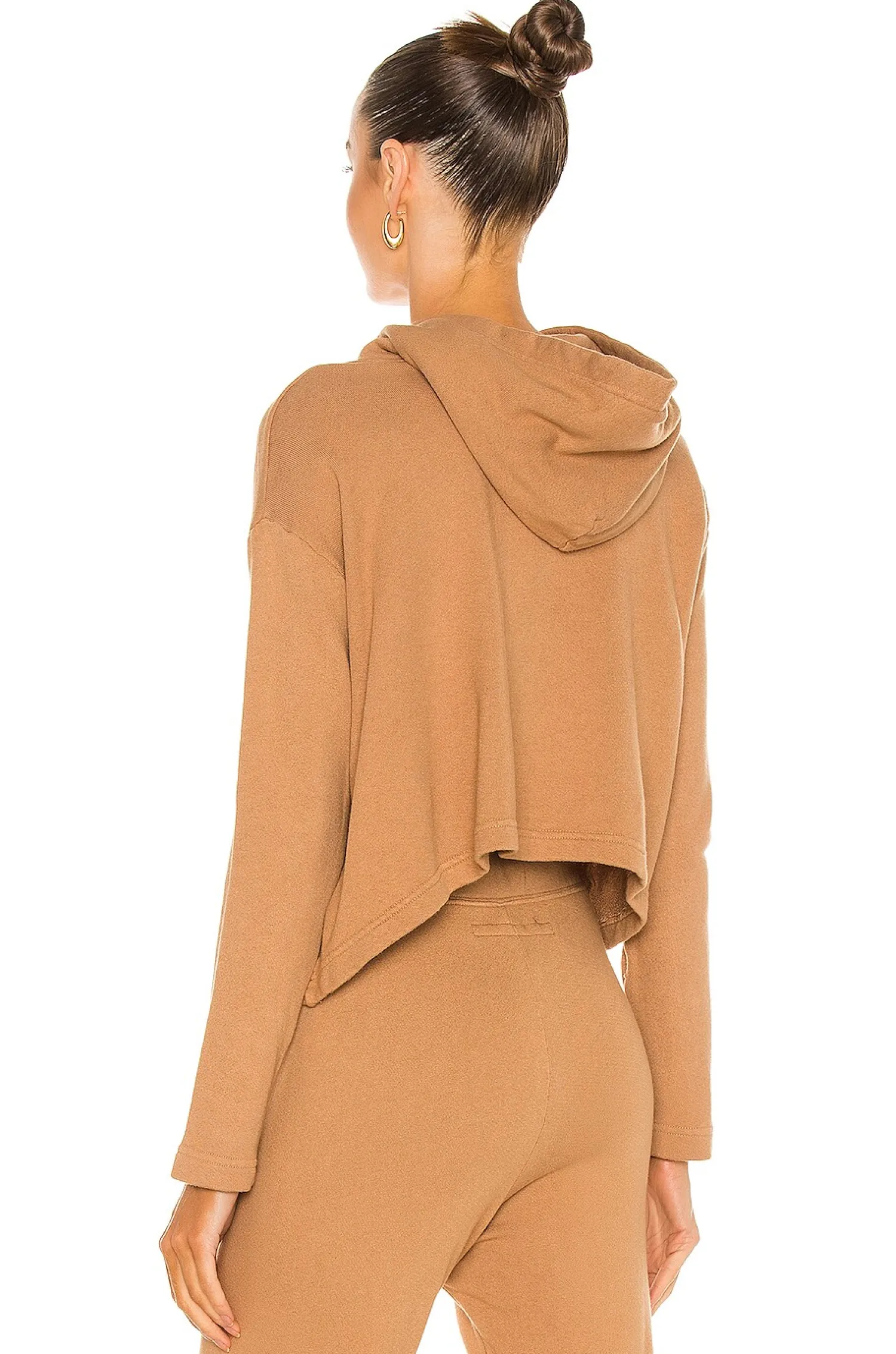 Women Enza Costa Loungewear>French Terry Cropped Hoodie