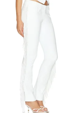 Women Norma Kamali Matching Sets>Fringe Boot Leg Jean