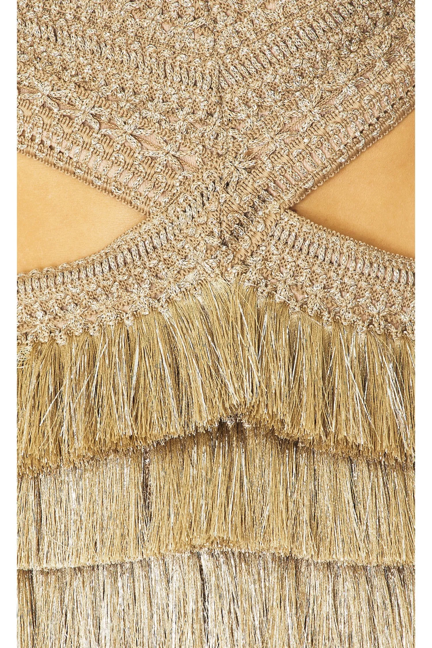 Women PatBO Dresses>Fringe Cut Out Mini Dress