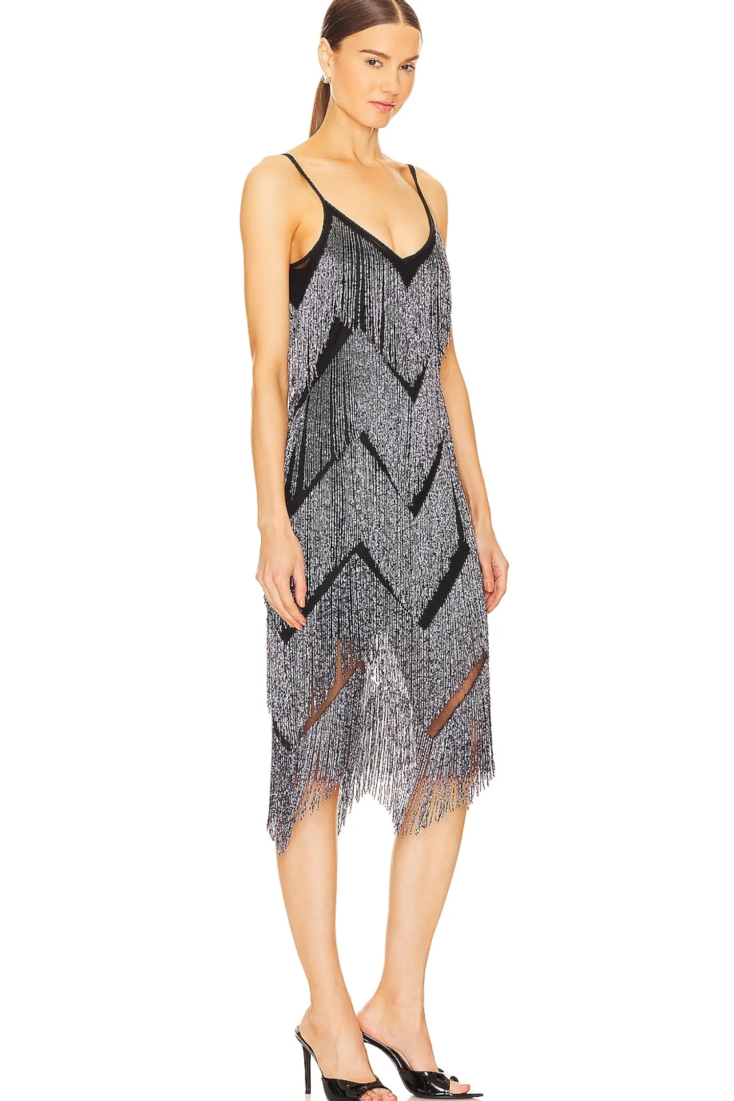 Women fleur du mal Dresses>Fringe Midi Dress