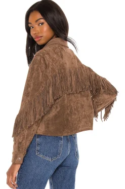 Women BLANKNYC Jackets & Coats>Fringe Shacket