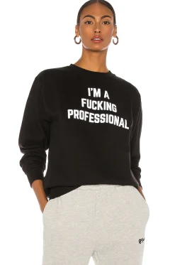 Women DEPARTURE Loungewear>Fucking Professional Sweatshirt