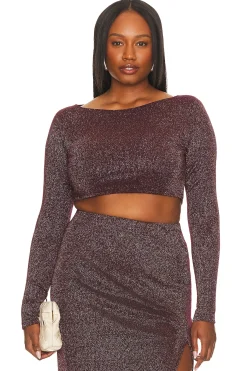 Women REMI x REVOLVE Matching Sets>Gabby Shoulder Pad Top