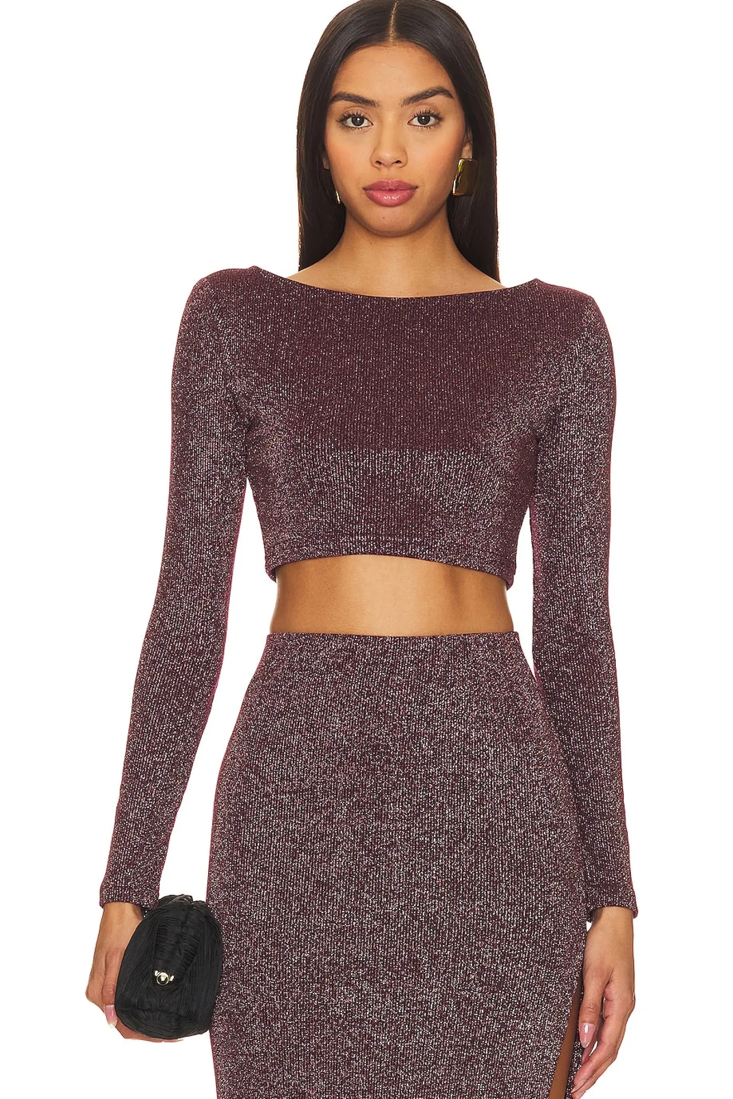 Women REMI x REVOLVE Matching Sets>Gabby Shoulder Pad Top