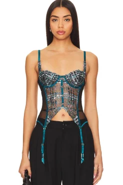 Women fleur du mal Lingerie & Sleepwear>Gabrielle Embroidery Basque
