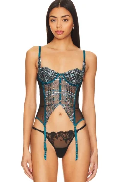 Women fleur du mal Lingerie & Sleepwear>Gabrielle Embroidery Basque