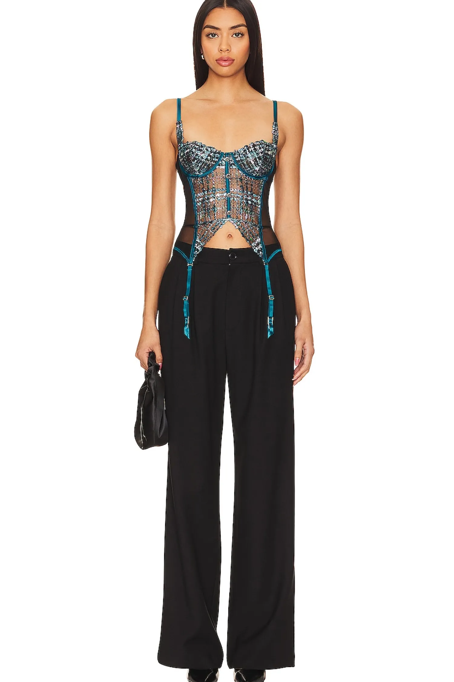 Women fleur du mal Lingerie & Sleepwear>Gabrielle Embroidery Basque