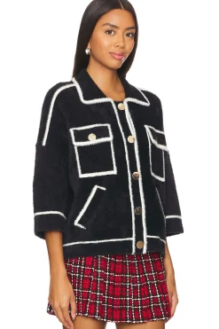 Women Essentiel Antwerp Jackets & Coats>Galena Furry Knitted Jacket