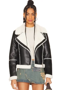 Women superdown Jackets & Coats>Genna Zip Up Jacket