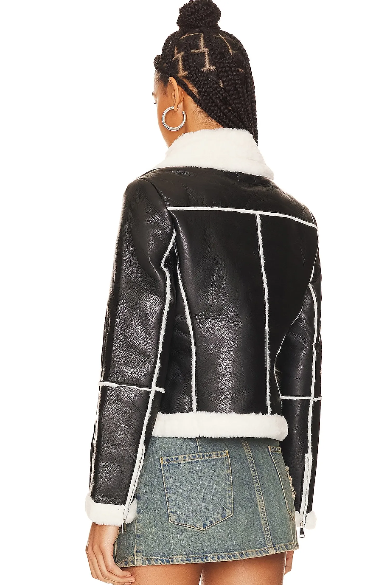 Women superdown Jackets & Coats>Genna Zip Up Jacket