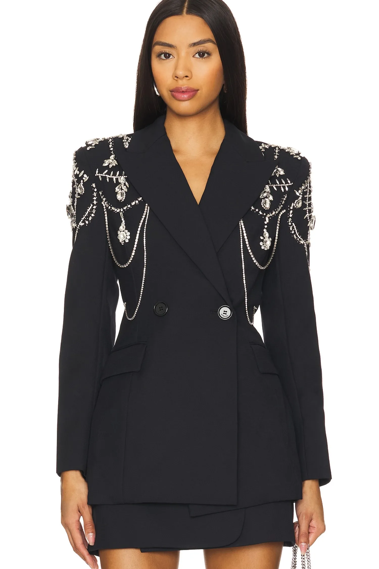 Women SIMKHAI Jackets & Coats>Getty Single Breasted Blazer