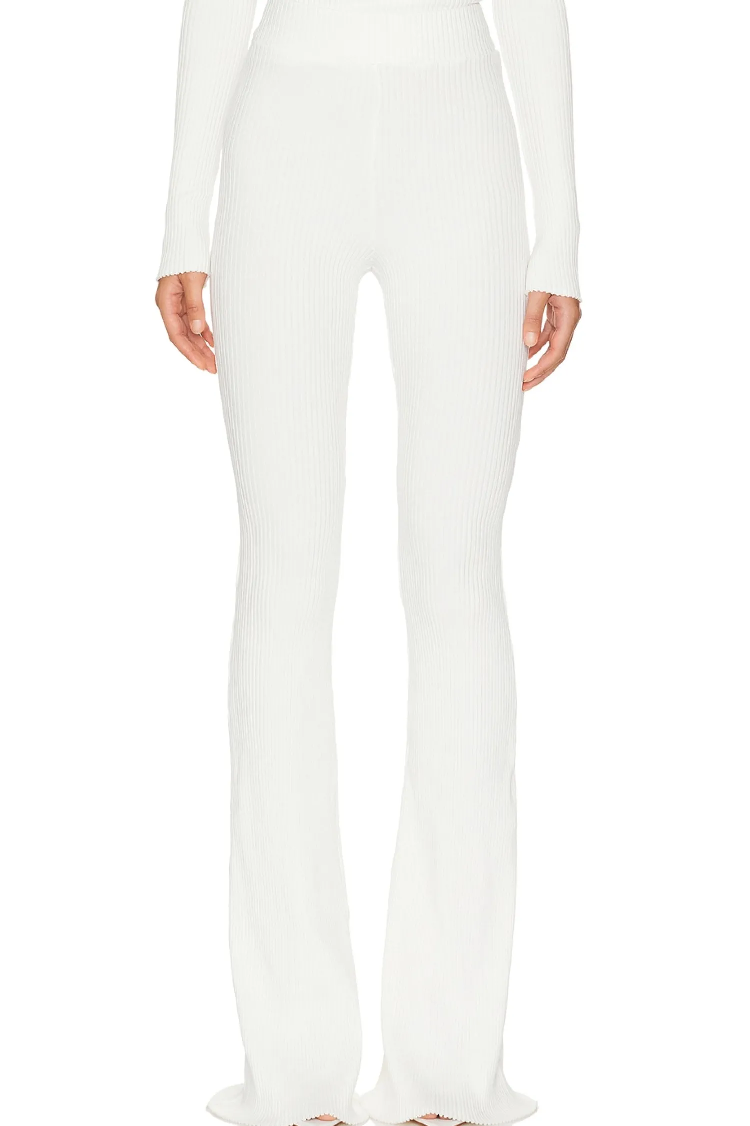Women Studio Amelia Pants|Matching Sets>Giza Rib Flare