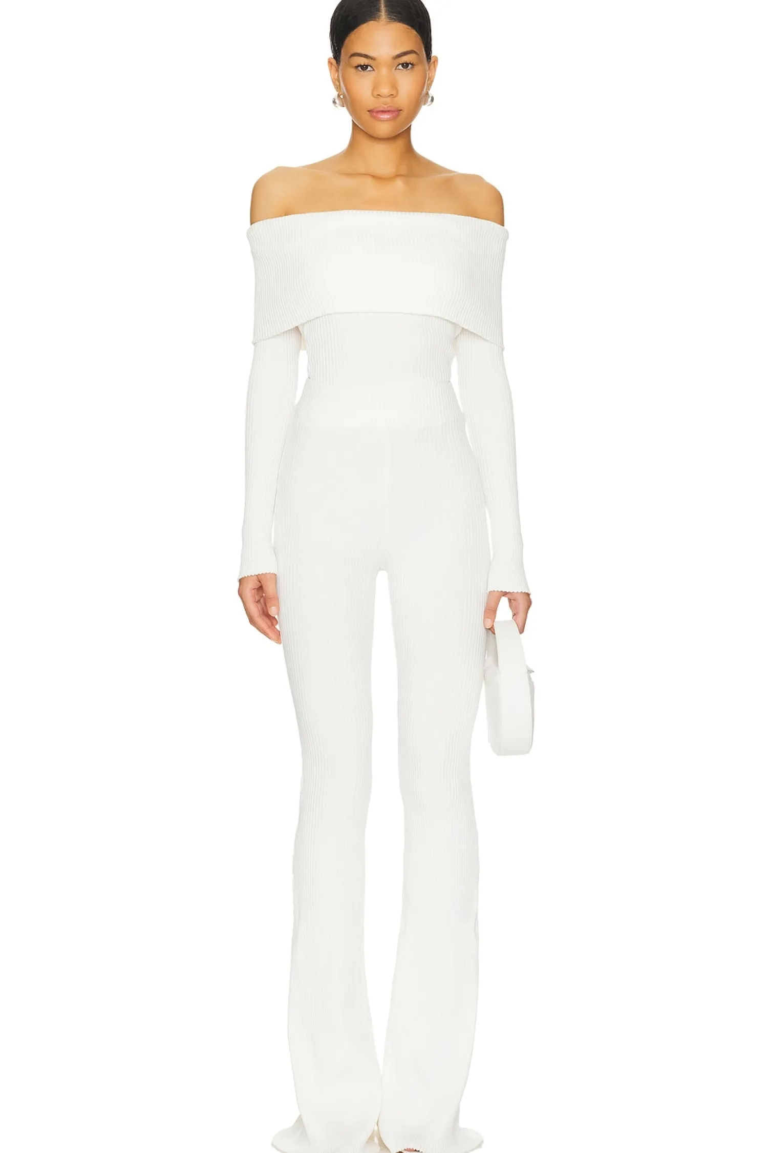 Women Studio Amelia Pants|Matching Sets>Giza Rib Flare