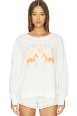 Women Free People Loungewear>Graphic Camden Sweatshirt