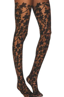Women Wolford Lingerie & Sleepwear>Graphic Flower Tights