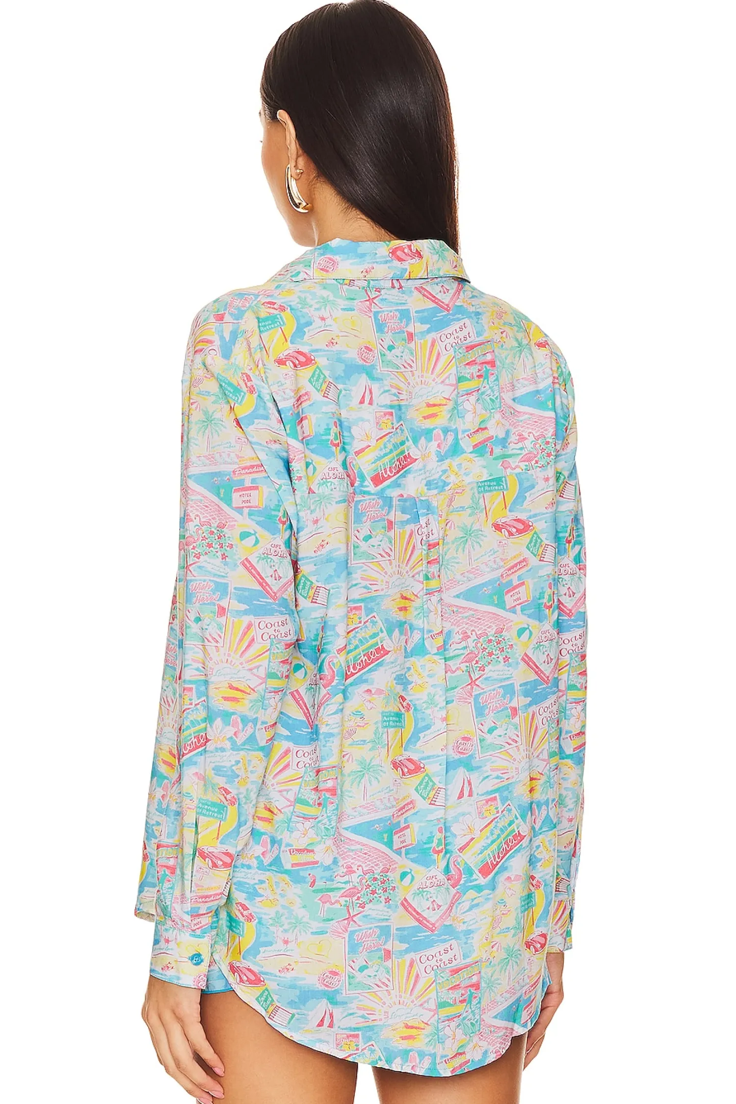 Women Lovers and Friends Matching Sets>Groovy Delight Shirt