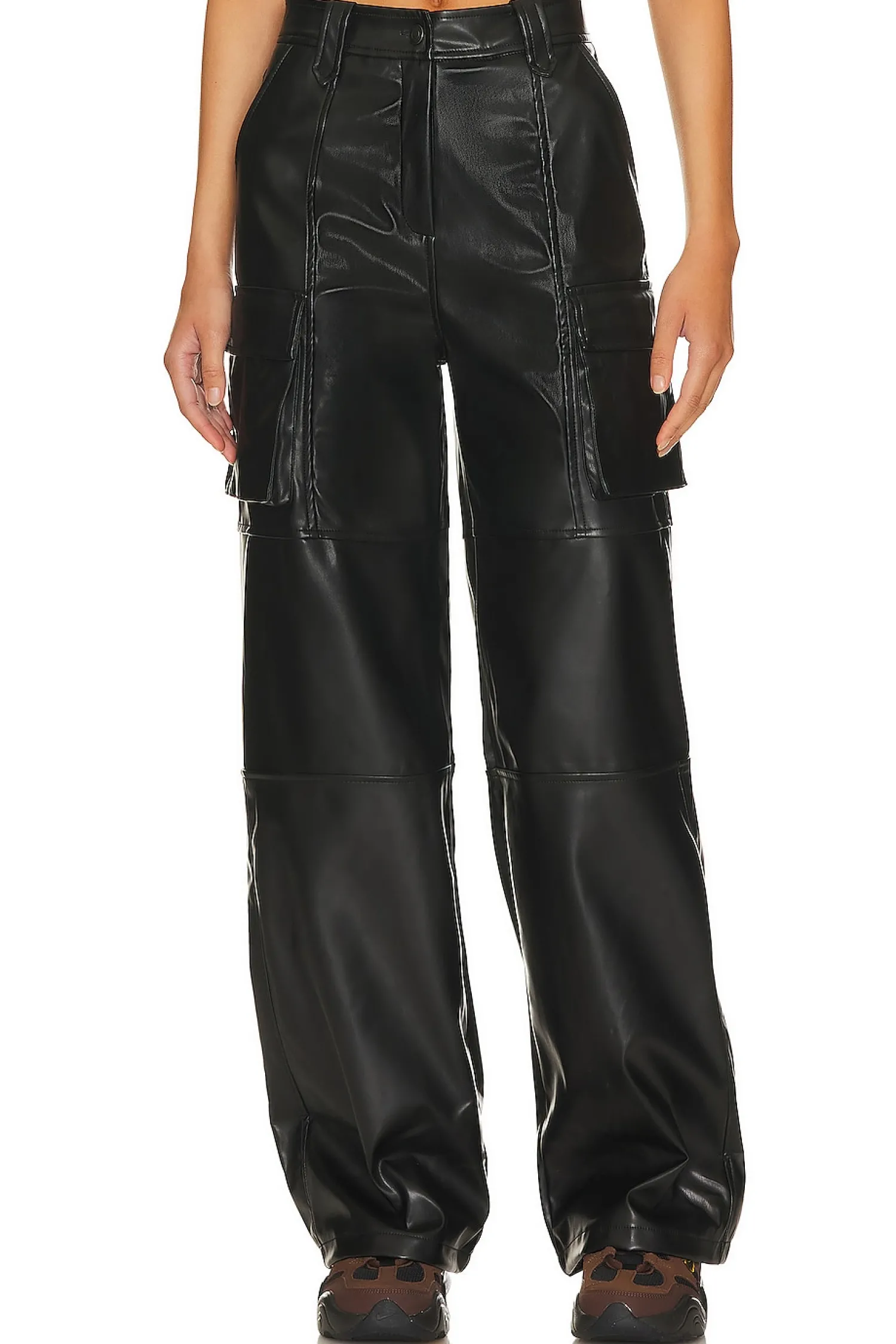 Women superdown Pants>Halley Faux Leather Pant