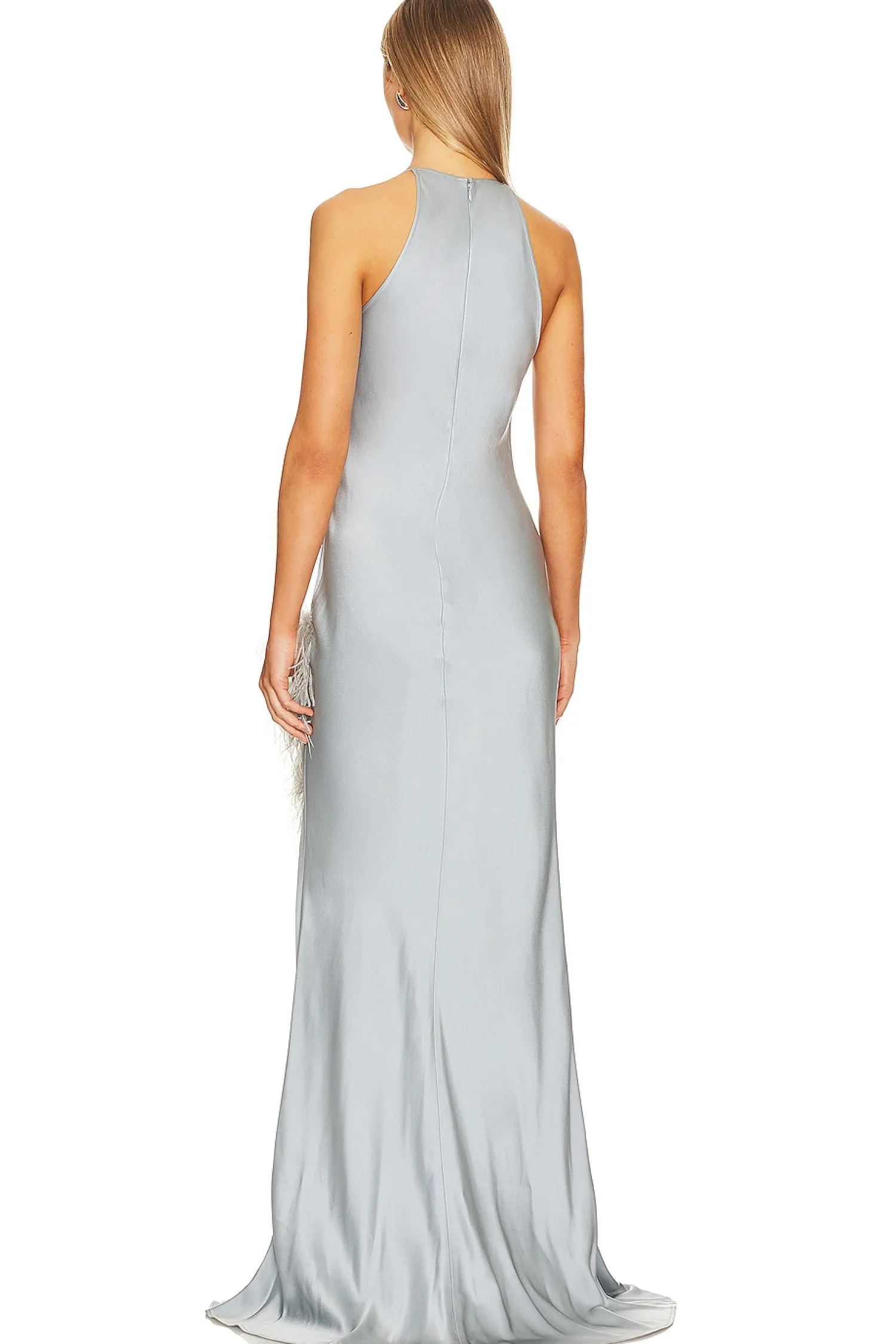 Women Lapointe Dresses>Halter Cowl Neck Gown