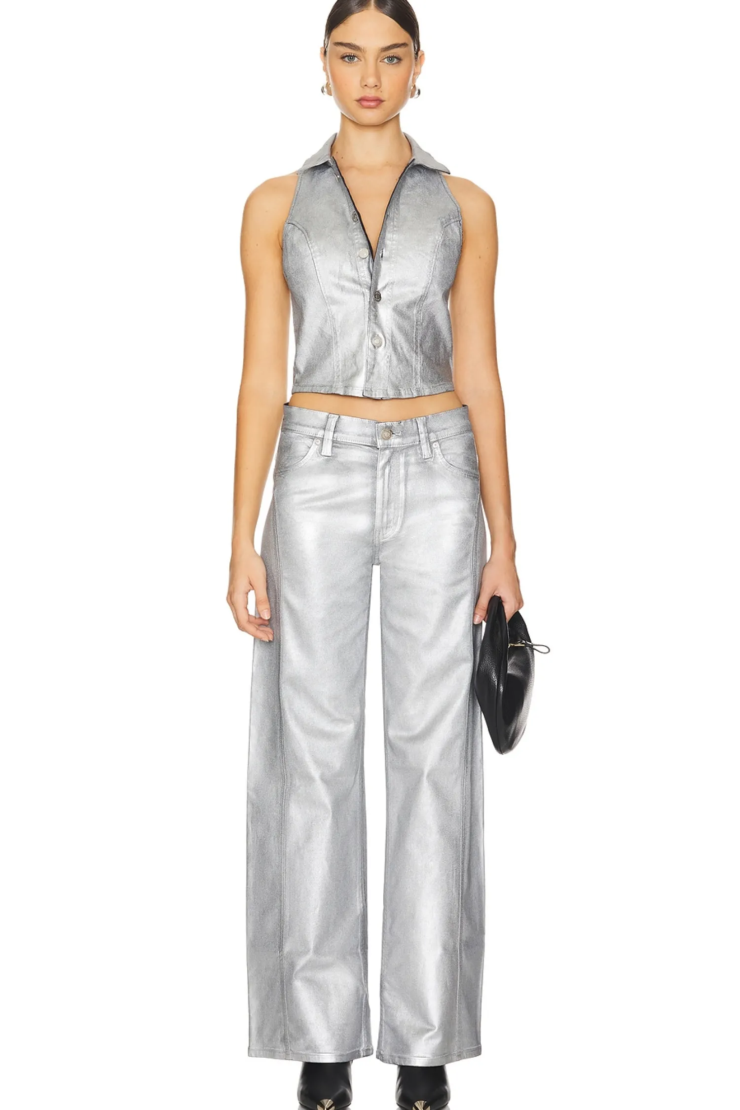 Women Hudson Jeans Matching Sets>Halter Vest