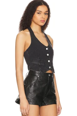 Women ROLLA'S Jackets & Coats>Halter Vest