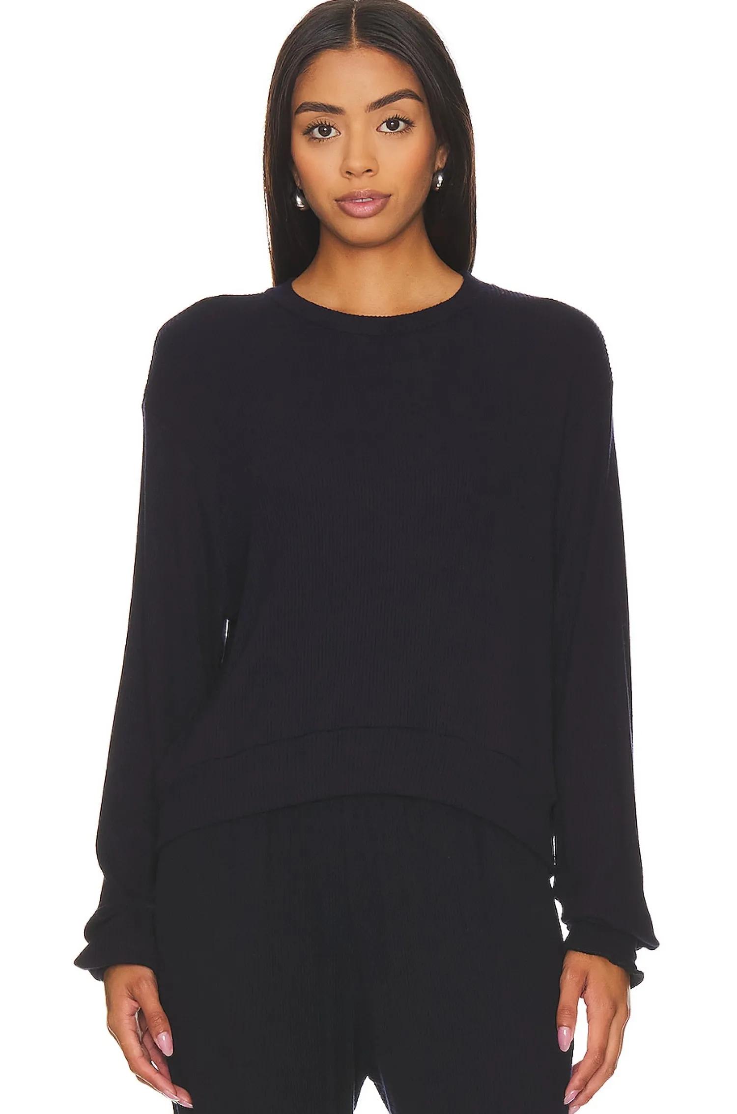 Women Michael Lauren Loungewear>Hamish Crop Pullover