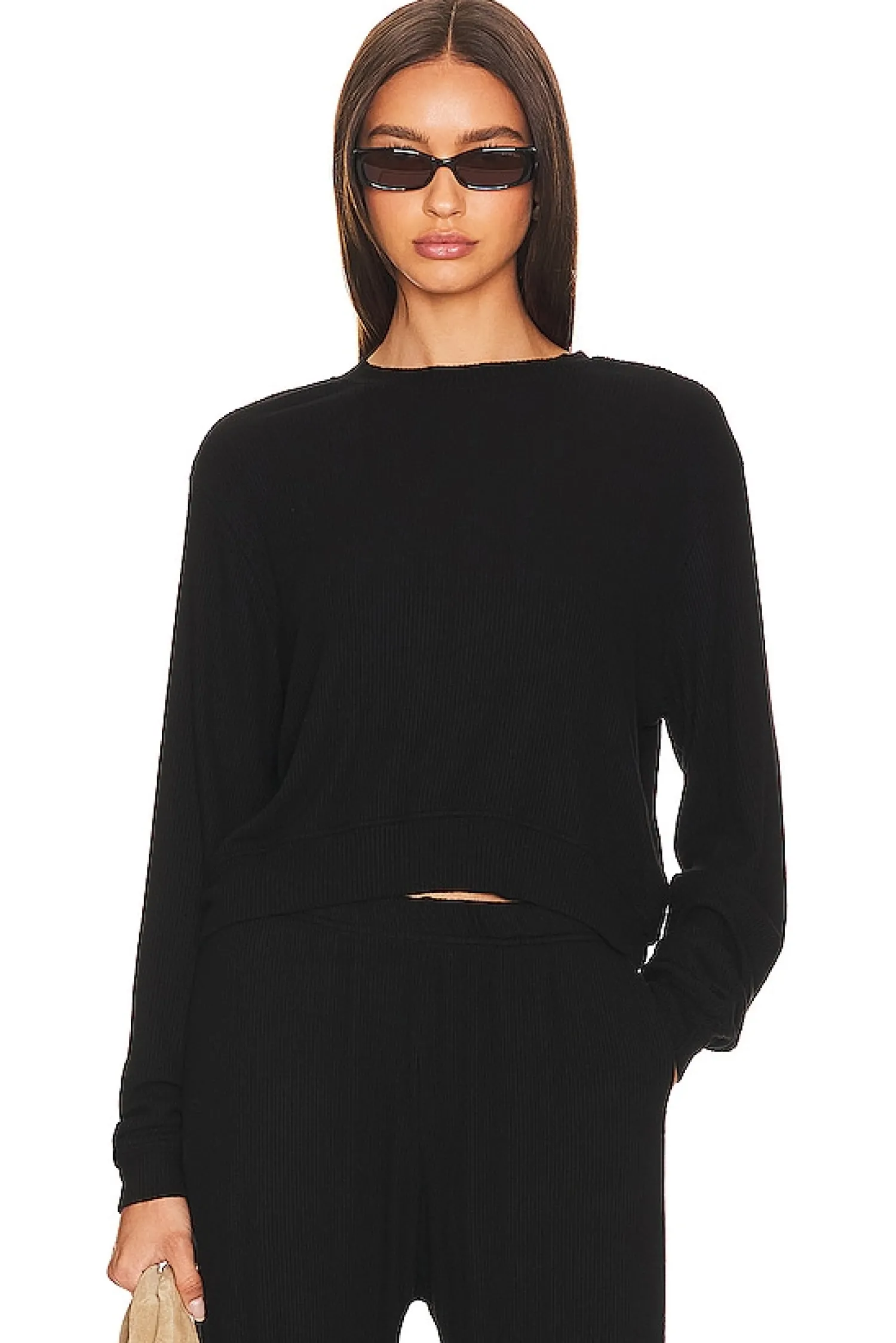 Women Michael Lauren Loungewear>Hamish Crop Pullover