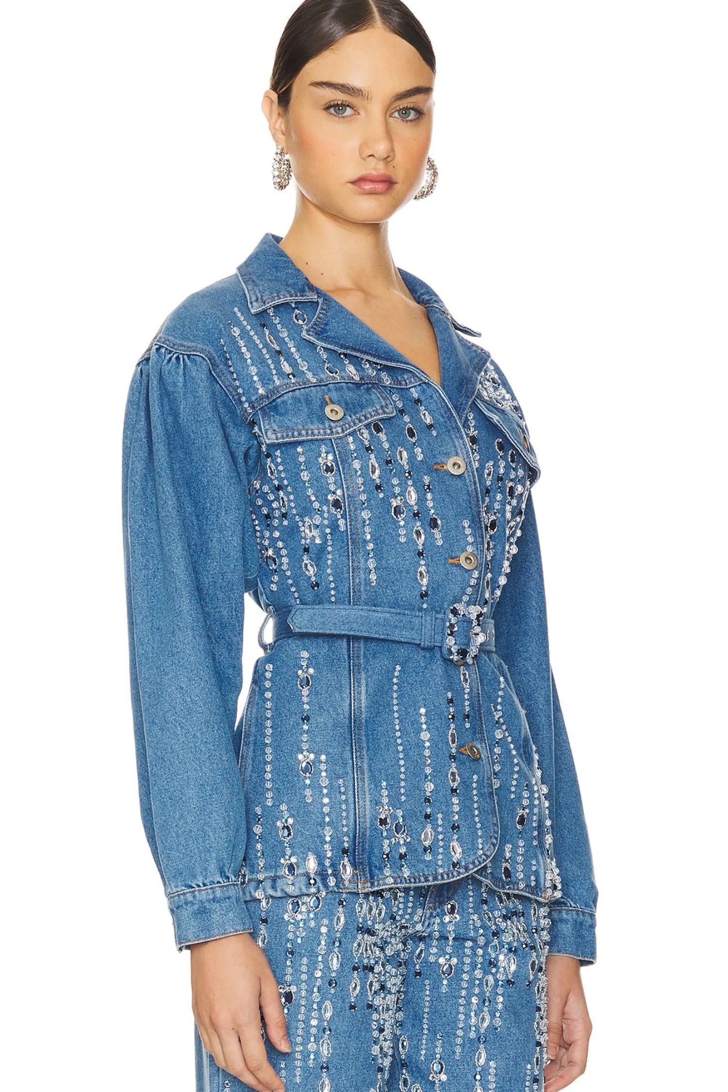 Women PatBO Matching Sets|Jackets & Coats>Hand-Beaded Jacket