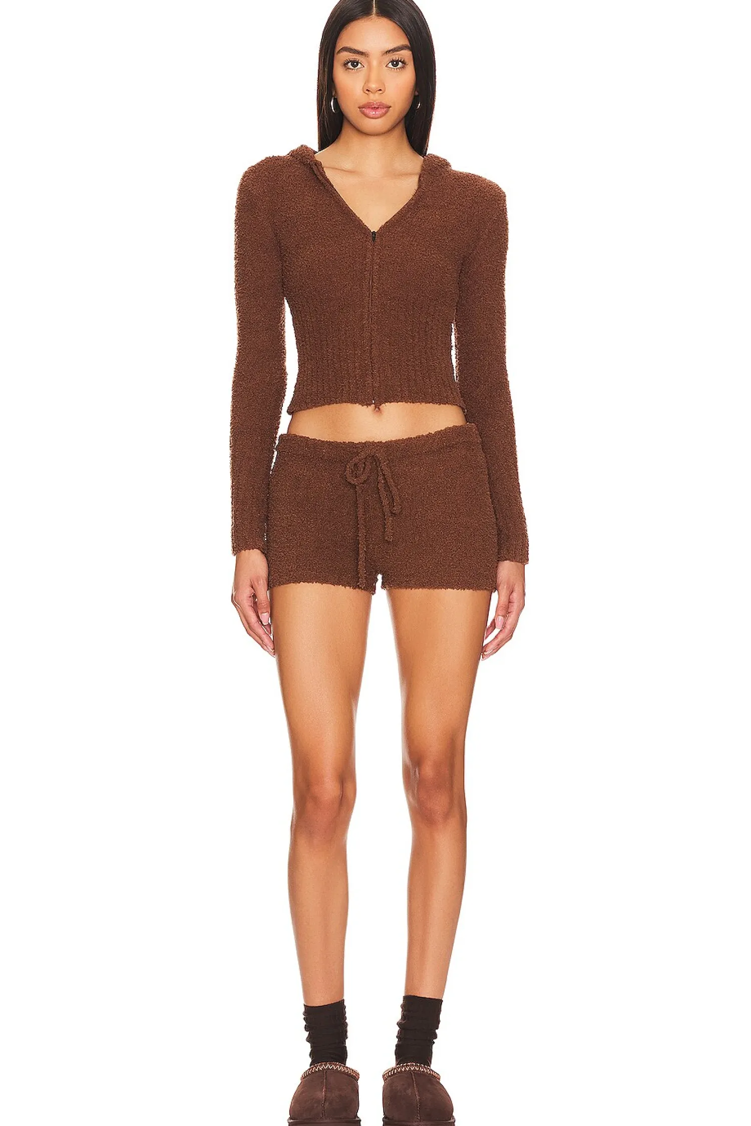 Women Frankies Bikinis Loungewear|Lingerie & Sleepwear>Harlowe Fuzzy Short