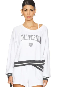 Women SUNDRY Loungewear>Heart Cali Sweatshirt