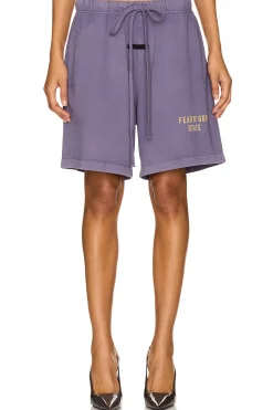 Women Fear of God ESSENTIALS Loungewear>Heavy Jersey Soccer Short