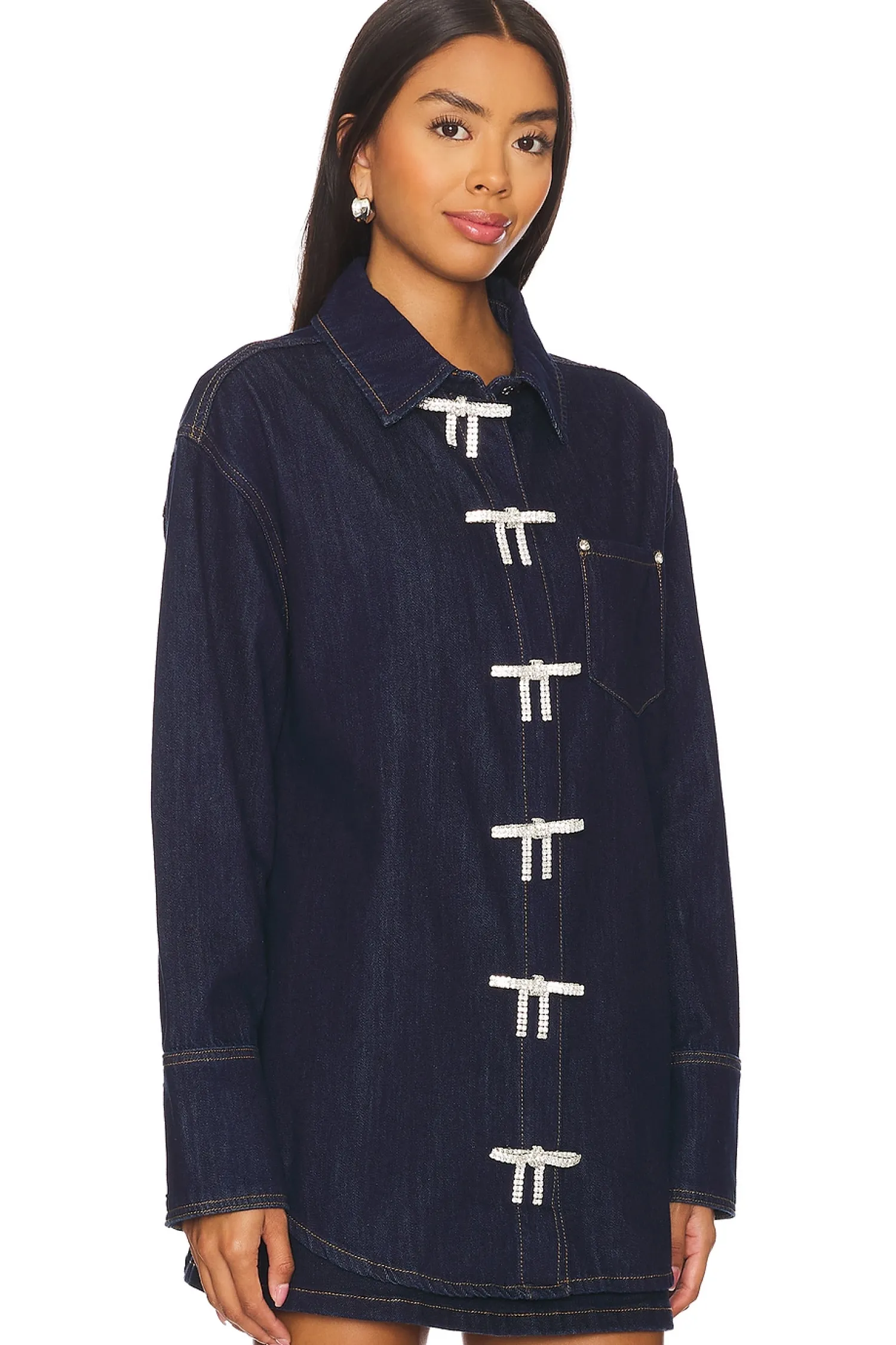 Women retrofete Matching Sets>Hessa Denim Shirt