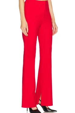 Women SELMACILEK Pants|Matching Sets>High Rise Slit-detailed Canvas Pant