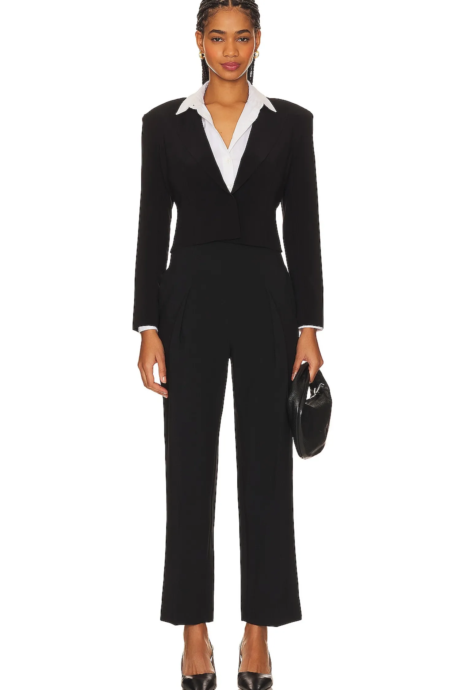 Women 1. STATE Pants>High Waisted Pleated Pant