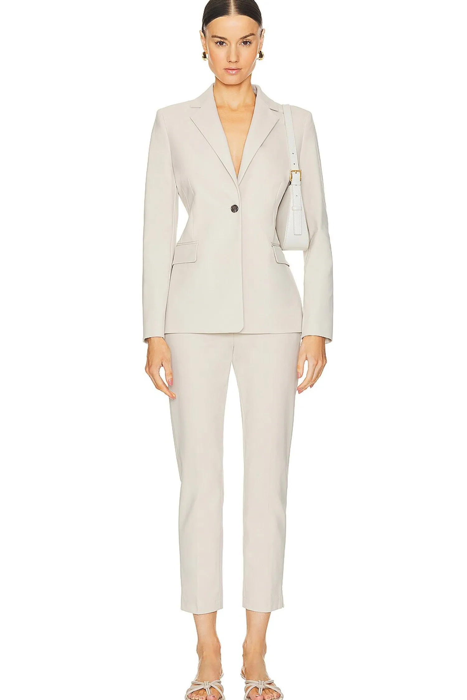 Women Theory Pants>High Waisted Taper Pant