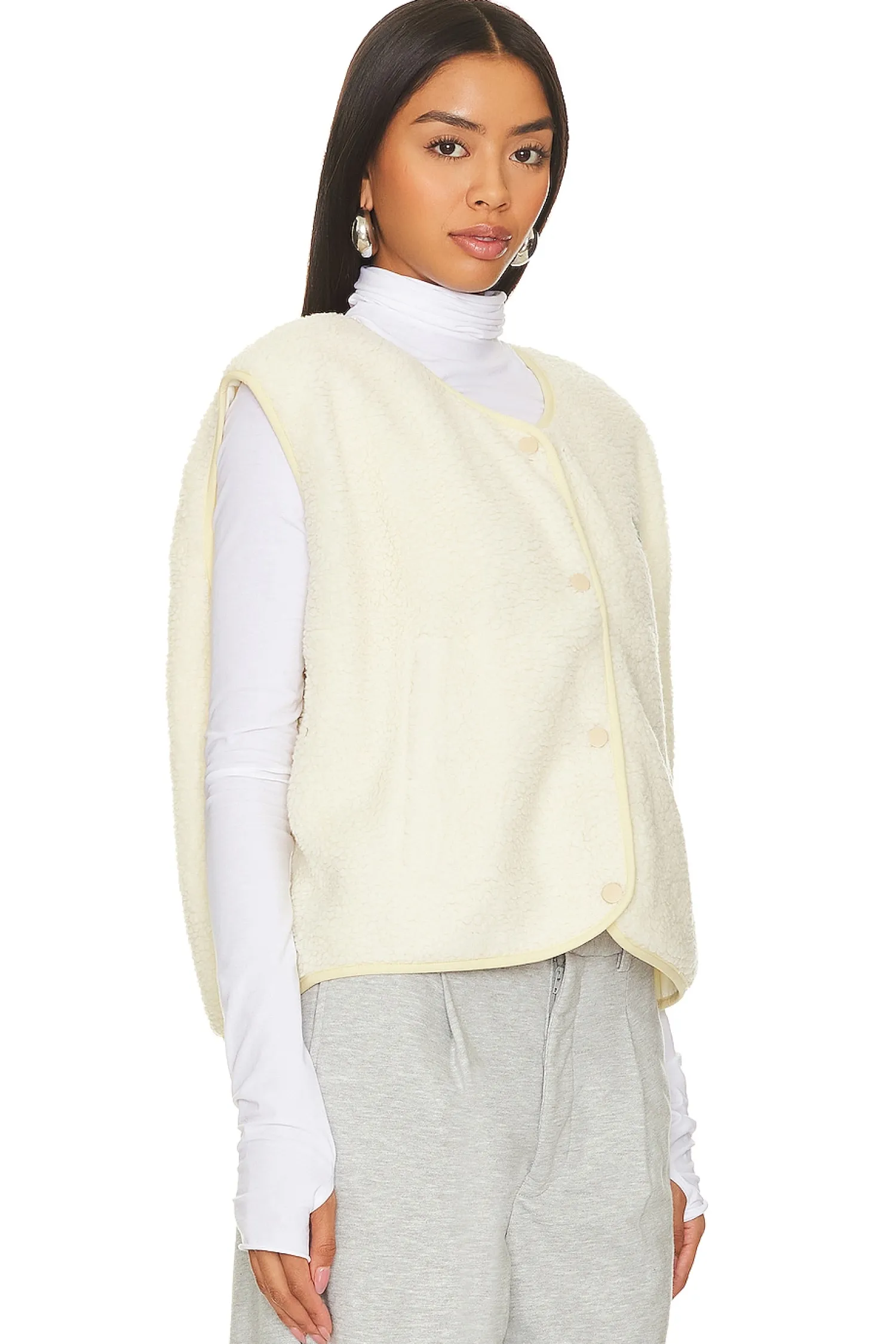 Women American Vintage Jackets & Coats>Hoktown Sherpa Vest