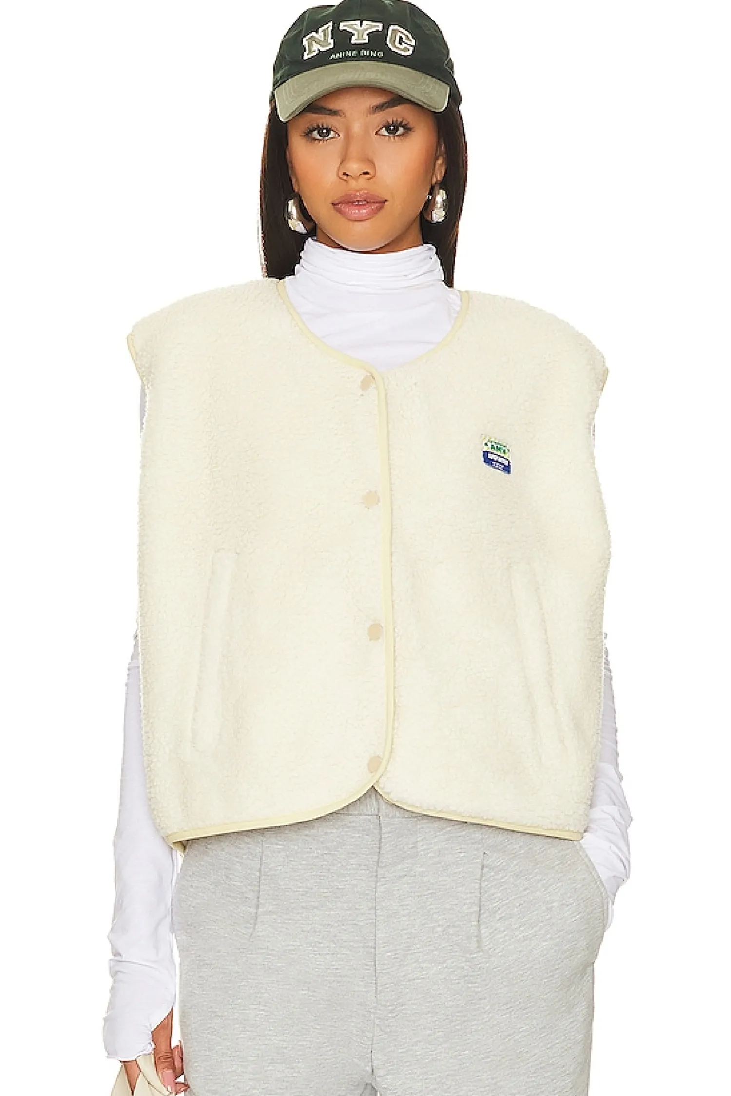Women American Vintage Jackets & Coats>Hoktown Sherpa Vest