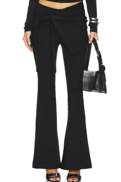 Women MARRKNULL Matching Sets>Hollow Out Stretch Skinny Flare