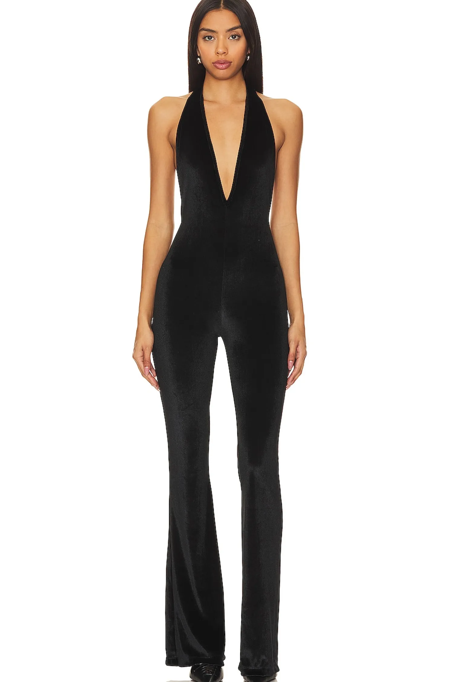Women AMOR MIA Jumpsuits>Iman Midnight Velvet Jumpsuit