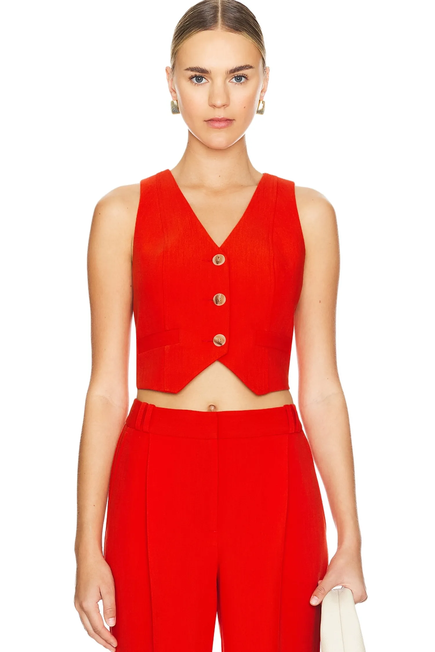 Women Shona Joy Jackets & Coats>Irena Tailored Fitted Vest